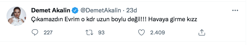 demet akalin dan evrim icin ilginc sozler